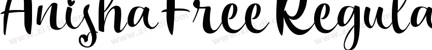 Anisha Free Regular字体转换